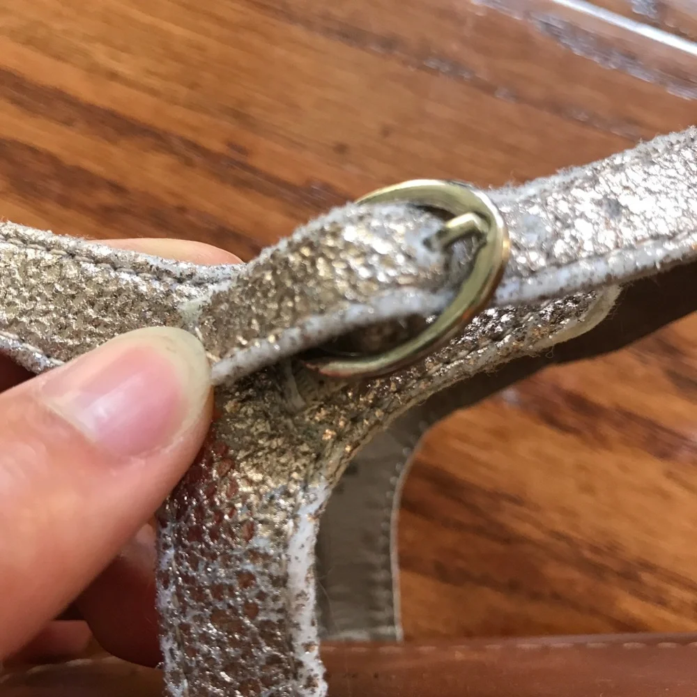 Girls Metallic‎ Jewel Sandals